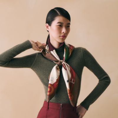グリーン - エルメスのカレ | レディス シルクカレ | Hermès